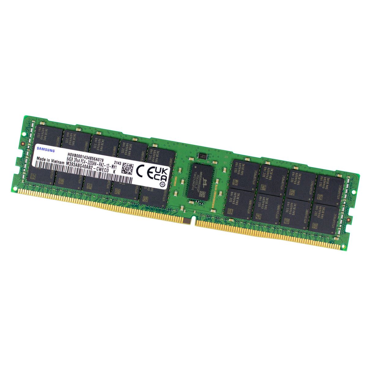 M393A4K40DB3-CWE Samsung 32GB 2Rx4 PC4-3200AA ECC RDIMM 